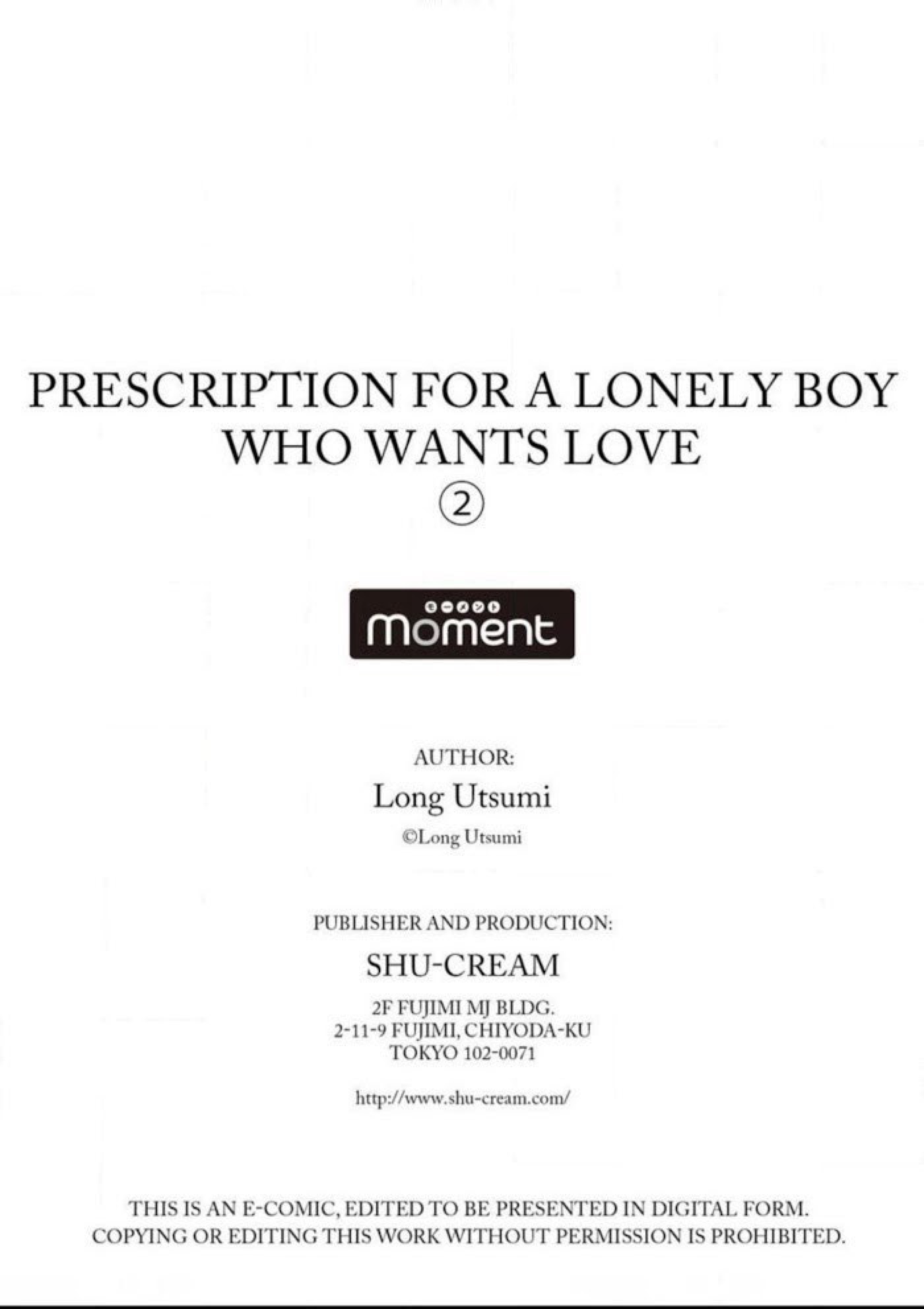 Prescription for a Lonely Boy Who Wants Love 2 25